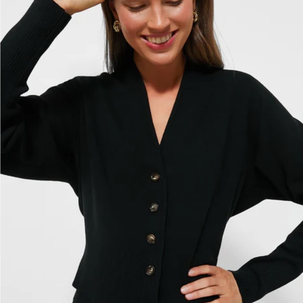 NWT Tuckernuck Elegant Black Cardigan